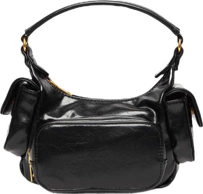 Women Yellow Large Capacity Faux Leather Shoulder Bag