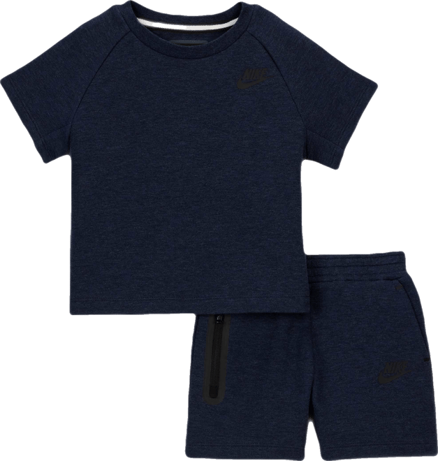 Nike Tech Fleece Baby Tee and Shorts Set