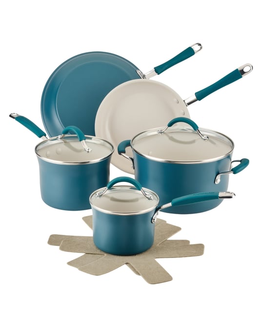 Cucina Ceramic Nonstick 10-Piece Cookware Set