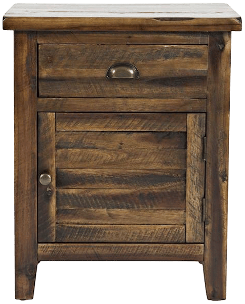 Artisan's Craft Rustic Farmhouse Distressed Solid Wood Accent Table