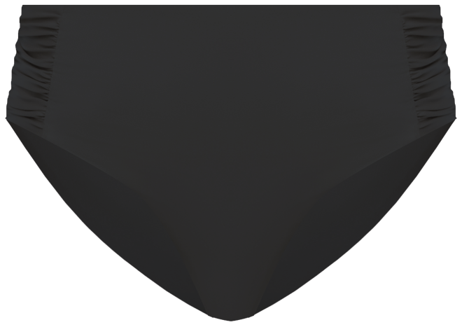 Women's High-Waist Side-Shirred Bikini Bottoms