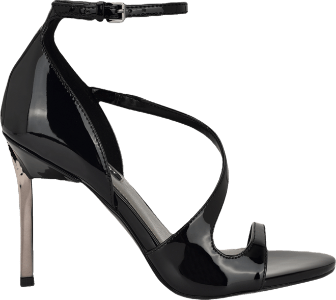 Women's Shimmy Asymmetrical High Stiletto Sandals