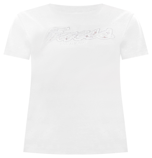 Women's Script Lace Logo Easy Cotton T-Shirt