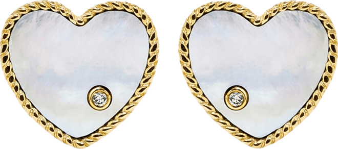 Yvonne Léon 18K White & Yellow Gold Collier Mini Soleil