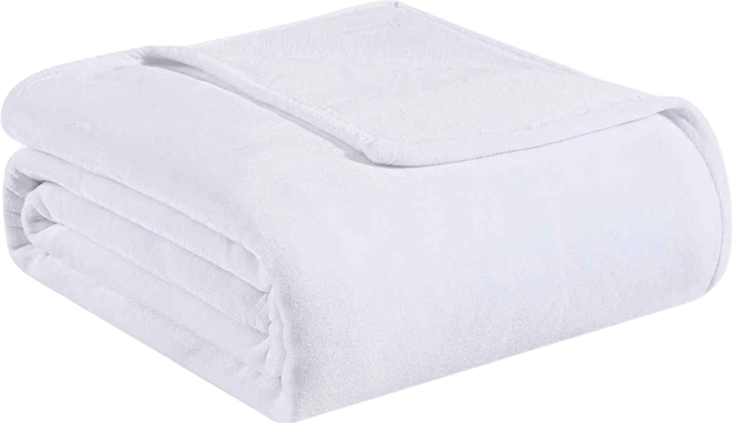 Home Solid Ultra Soft Plush Blanket, Twin