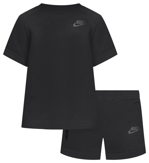 Nike Toddler Tech Fleece Tee and Shorts Set