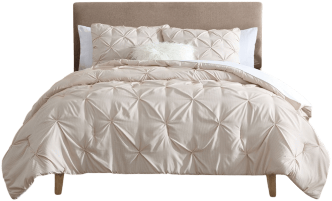 Classic Stripes Pintuck 3-Pc. Comforter Set, King