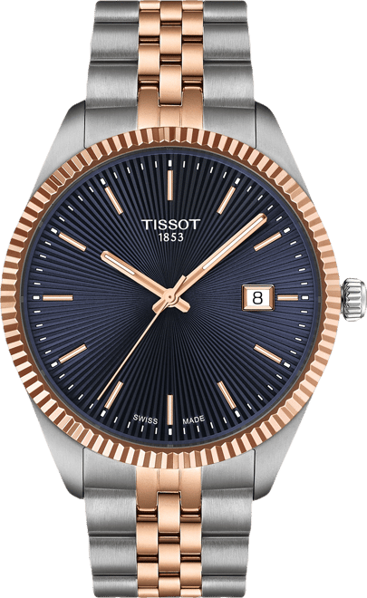 Men's Swiss Ballade Two-Tone Stainless Steel Bracelet Watch 40mm