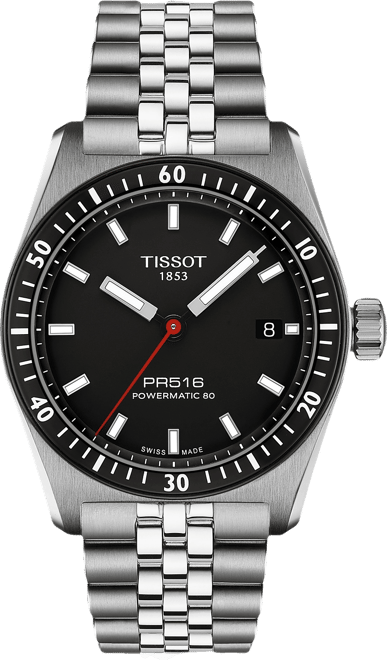 Tissot Men's Swiss Automatic PR516 Powermatic 80 Stainless Steel