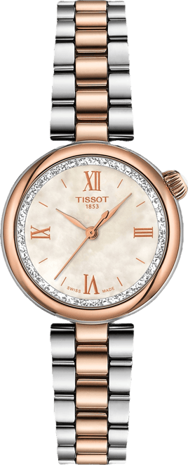 Women's Swiss Desir Two-Tone Stainless Steel Bracelet Watch 28mm