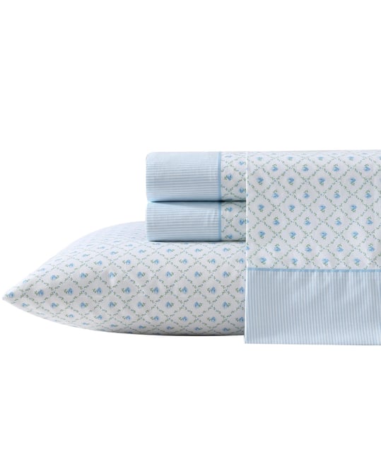 200-Thread Count Cotton Percale 4 -Pc. Sheet Set, Queen