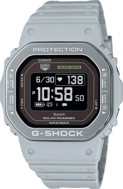 Men's White Resin Watch, 44.5mm