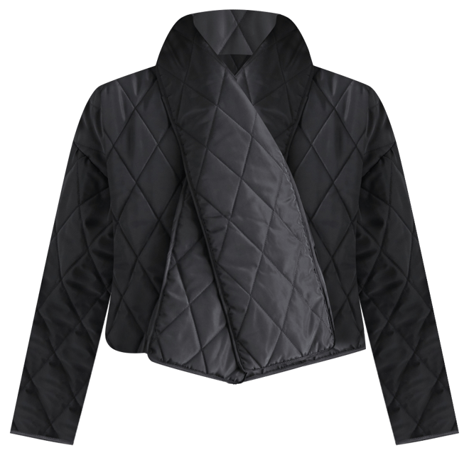 Women's Diarine Scarf Quilted Jacket