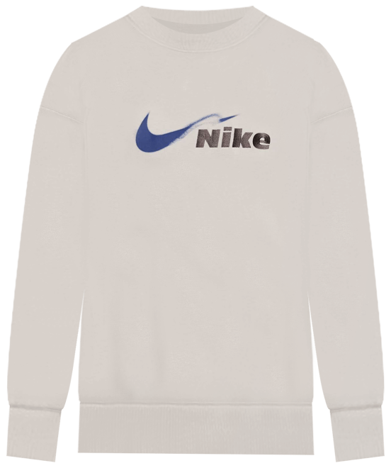 Nike Track Club เสื้อวอร์มวิ่งคอกลมผ้าฟลีซผู้ชาย Dri-FIT