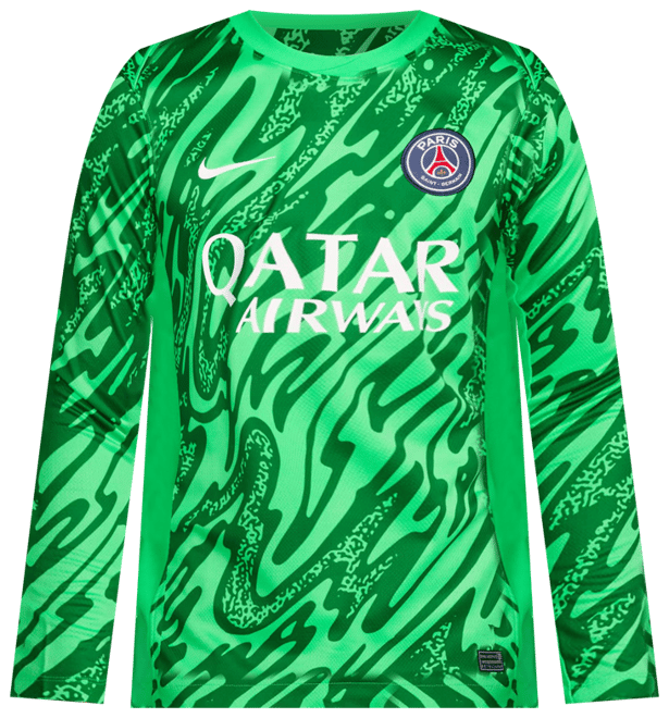 Paris Saint-Germain 2024/25 Stadium Goalkeeper Men's Nike Dri-FIT Soccer Replica Long-Sleeve Jersey