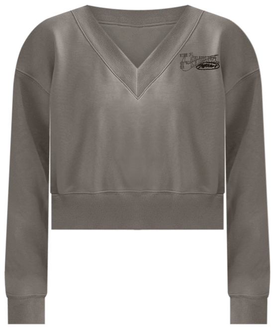 Nike Sportswear Phoenix Fleece Women's Oversized V-Neck Cropped Top