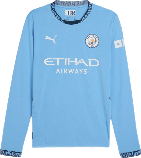 PUMA Manchester City 24/25 Home Men's Long Sleeve Soccer Jersey