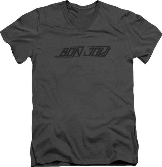 Mens New Logo Short Sleeve Adult V Neck Premium Cotton Tee / T-Shirt