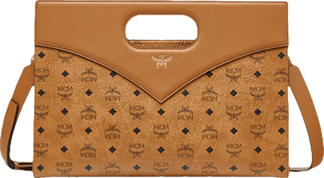 MCM Diamond VI Leather & Canvas Handbag | Bloomingdale's MCM Handbags