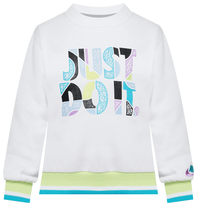 Nike Sportswear "Outside the Lines" Sudadera de cuello redondo de French Terry infantil
