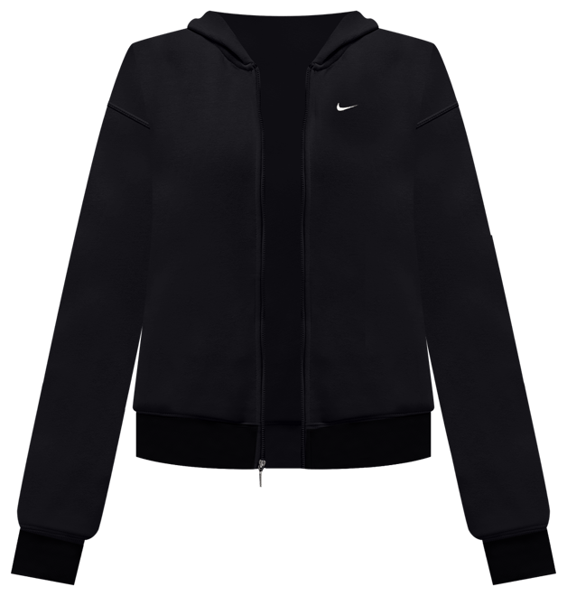 Nike Sportswear Chill Knit Damska luźna welurowa bluza z kapturem i zamkiem na całej długości