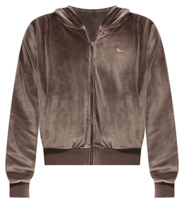 Nike Sportswear Chill Knit Women's Loose Velour Full-Zip Hoodie