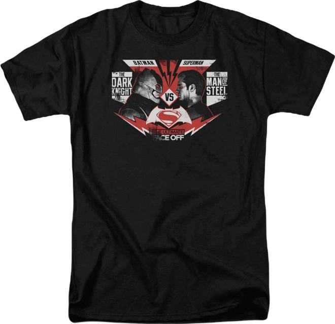 Mens Ultimate Face Off Short Sleeve Adult Tee / T-Shirt