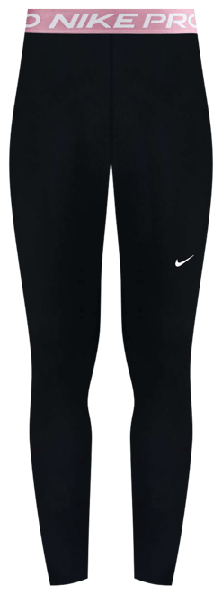 Nike Pro Women's Mid-Rise Crop Mesh-Panel Leggings
