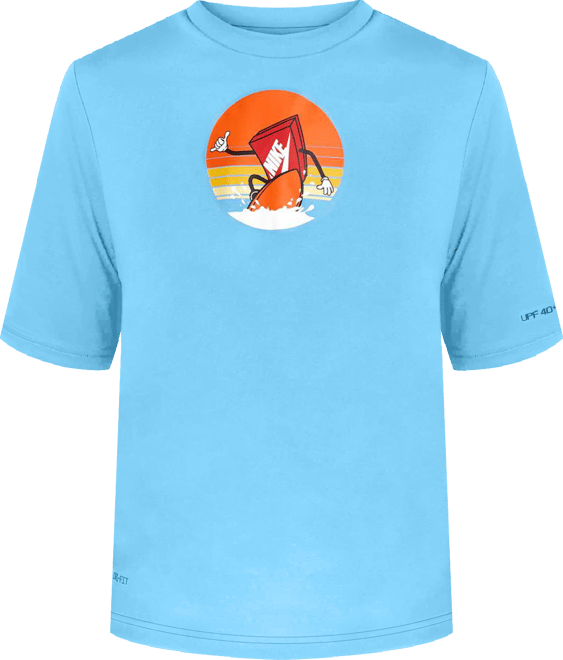 Nike Swim Hydroguard Playera de manga corta Dri-FIT para niño talla grande