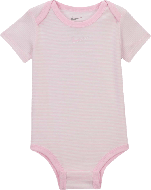 Nike Essentials Baby (0-9M) 3-Piece Striped Swooshfetti Set