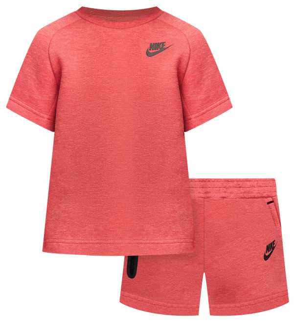 Nike Toddler Tech Fleece Tee and Shorts Set