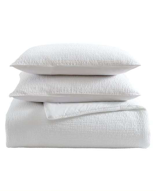 Puckered Texture 3-Pc. Comforter Set, King