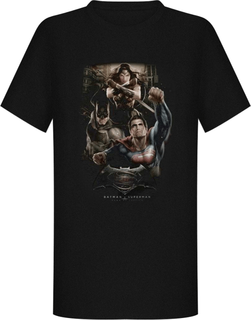 Men's Three In Action Adult Heather Tee / T-Shirt