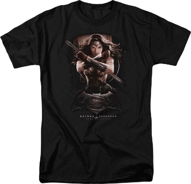 Mens Wonder Woman Ground Zero Short Sleeve Adult Tee / T-Shirt
