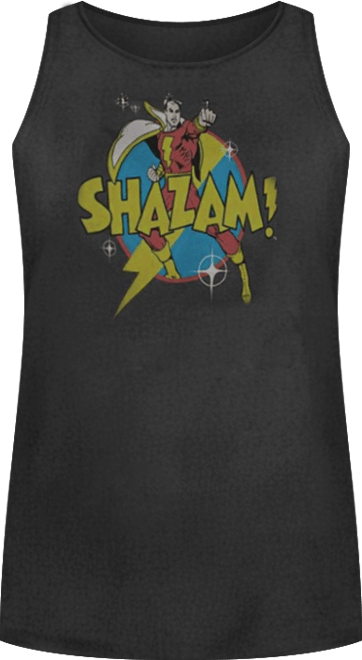 Men's Dc Comics Shazam Power Bolt Adult Tank Top