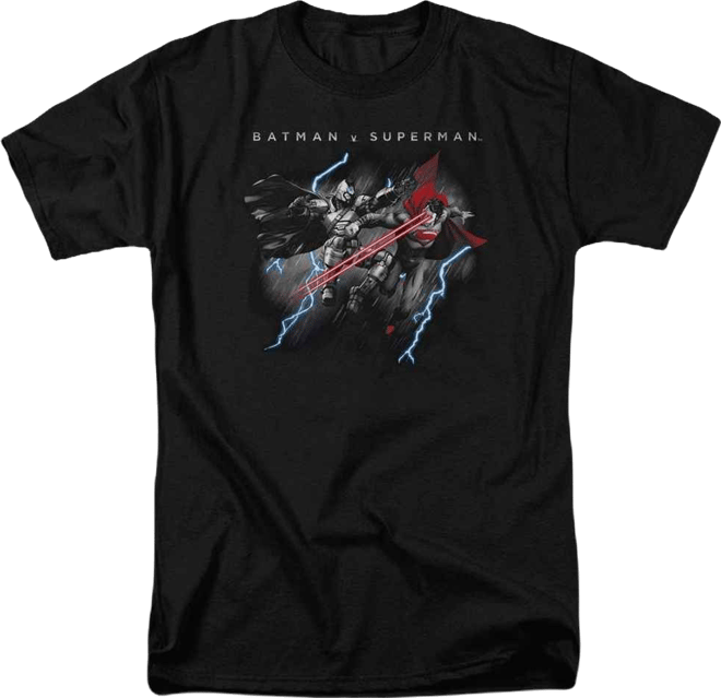 Mens Lightning Fight Short Sleeve Adult Tee / T-Shirt