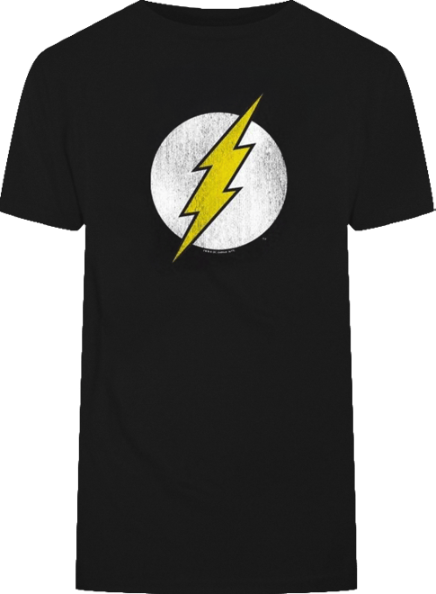 Dc  Mens Dc Comics   Neon Distress Logo Short Sleeve Adult Tee / T-Shirt