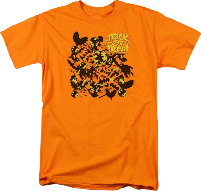 Men's Trick Or Treat Collage Short Sleeve Adult Tee / T-Shirt