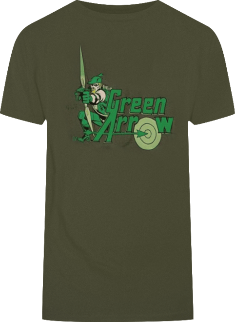 Men's Dc Comics Green Arrow Green Arrow Short Sleeve Adult Tee / T-Shirt
