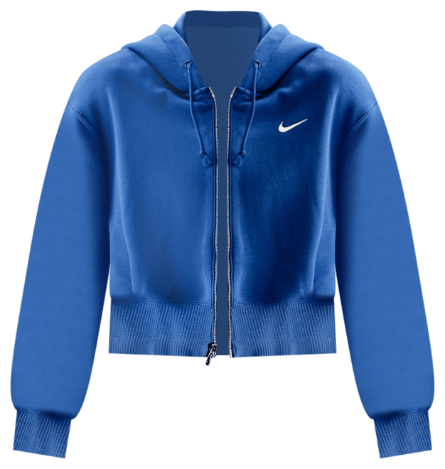 Nike Sportswear Phoenix Fleece Women's Loose Cropped Full-Zip Hoodie