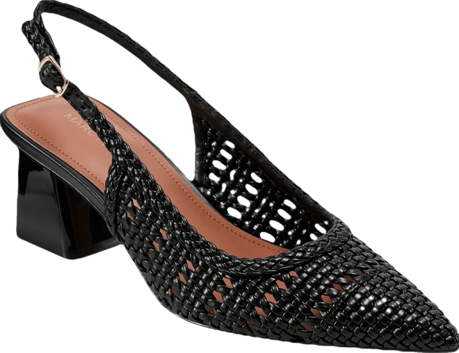 Women's Lulia Woven Block Heel Slingback Pumps