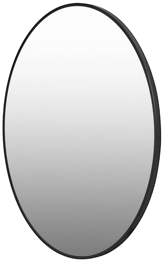Round Mirror, 36 Inch Circle Mirror, Hd Eco-Friendly Black Circle Mirror Metal Frame, Round Vanity Wall Mounted Mirrors for Entryway, Hallway,