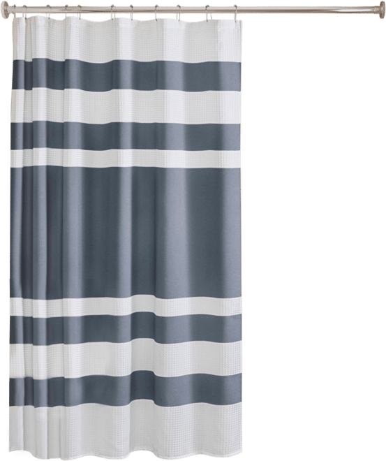 Spa Waffle 3M-Scotchgard Shower Curtain, 72" x 84"