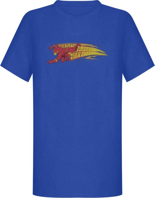 Dc  Mens Dc Comics  Fastest Man Alive Adult Heather Tee / T-Shirt