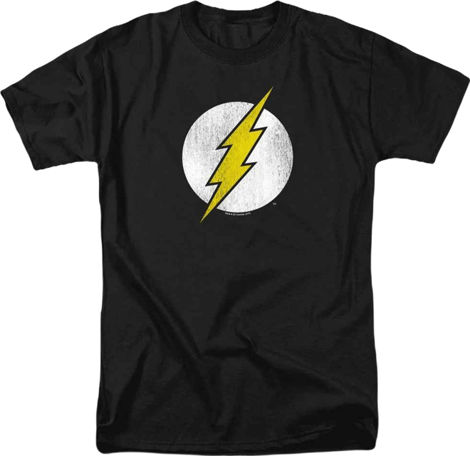 Dc  Mens Dc Comics   Logo Distressed Short Sleeve Adult Tee / T-Shirt