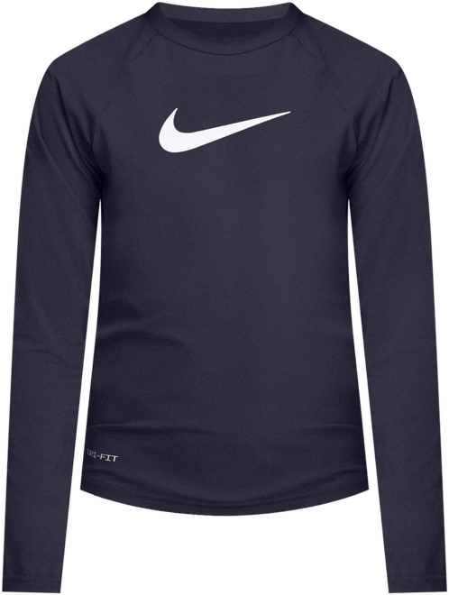 Natación Nike Playera Hydroguard de manga larga para niña talla grande