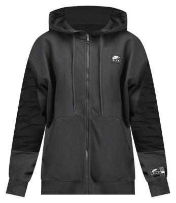 Shop Nike Air Full-Zip Fleece Hoodie HJ0636-060 black Shop Nike Air Full-Zip Fleece Hoodie HJ0636-060 black
