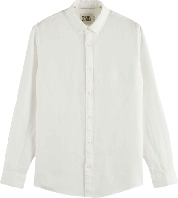 Men's Long Sleeve Linen Shirt