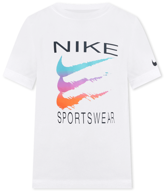 Nike Sportswear Playera Sportswear Swoosh para niños talla pequeña