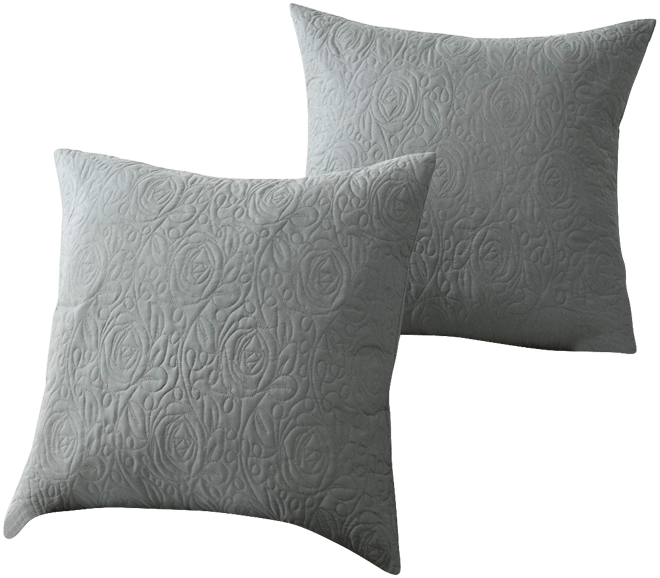 2 Pack Throw Pillow Cover Euro Sham Covers Lumbar Pillow Cover